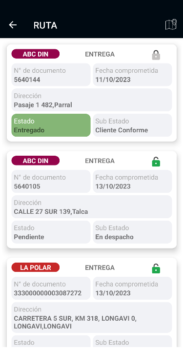 App de reparto
